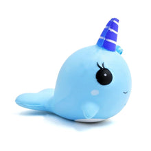 Load image into Gallery viewer, Squishy Toy Colorful Horn Whale Slow Rising Rainbow Squeeze Scented Toys Anti Stress Kids Adult Stress Reliever Toys Kids Gift
